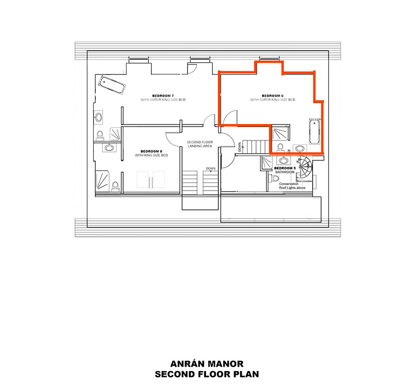 Manor Bedroom 6 plan